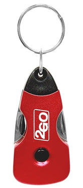 Hy-Ko KC624 LED Key Chain, Steel Case
